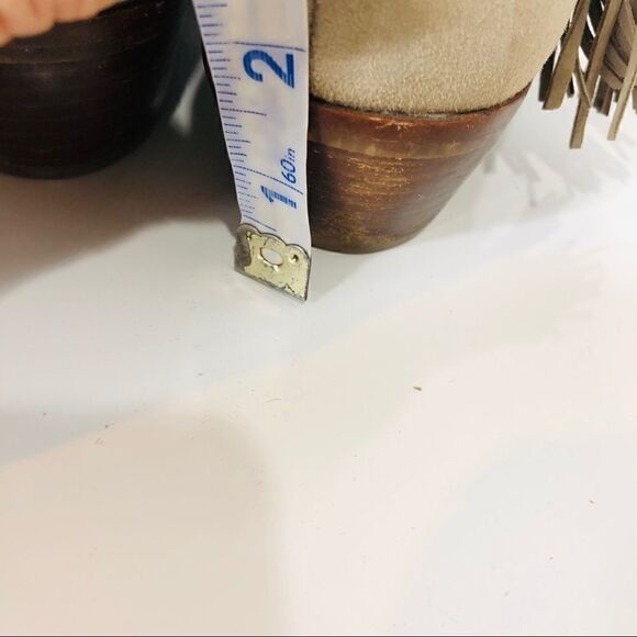 Sam Edelman Tan Suede Fringe Ankle Boots - Picture 11 of 11